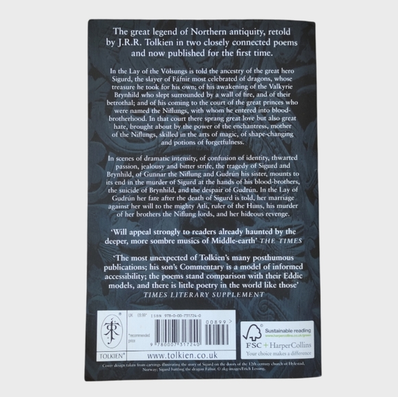 The Legend of Sigurd and Gudrun by JRR Tolkien - Picture 2 of 3